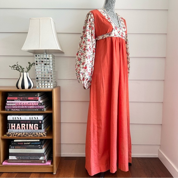 Vintage 1970s Prairie Dress by Marianne Boho Cottage 70s - Picture 3 of 9